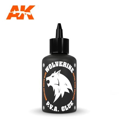 Клей ПВА быстрого высыхания, 100 мл (AK Interactive AK12014 Wolverine PVA Glue)