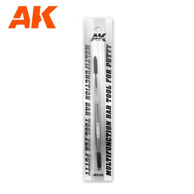 Шпатель двухсторонний многофункциональный (AK Interactive AK9169 Multifunction Bar Tool for Putty)