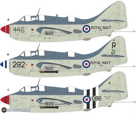 1/48&nbsp;Fairey Gannet AS.1/AS.4 британський палубний літак (Airfix A11007), збірна модель