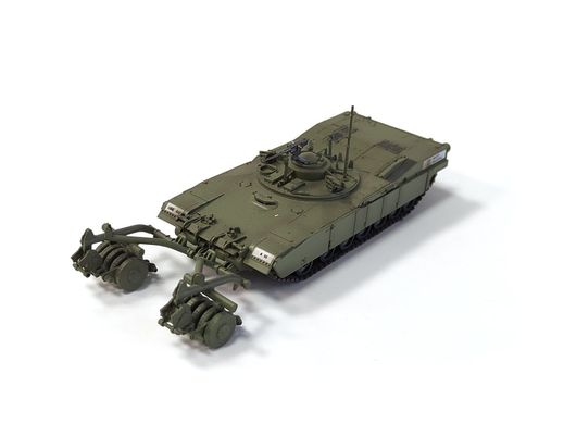 1/72 M1 Panther с катковым минным тралом, готовая модель (EasyModel 35048), без подставки и упаковки