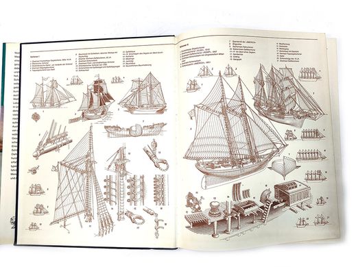 Книга "Das grosse Buch der Schiffstypen. Schiffe, Boote, Flosse unter Riemen und Segel" Alfred Dudszus, Ernest Henriot, Friedrich Krumrey (на немецком языке)