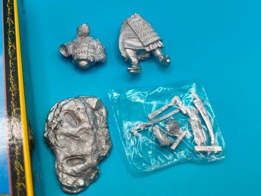 УЦЕНКА 54мм Турецкий воин, 725 год, коллекционная оловянная миниатюра (Andrea Miniatures SM-F29), сборная некрашеная