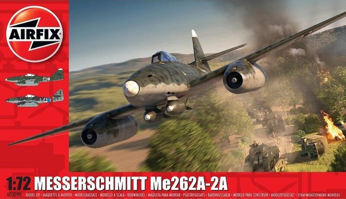 1/72 Messerschmitt Me-262A-2a Sturmvogel німецький штурмовик (Airfix 03090) збірна модель