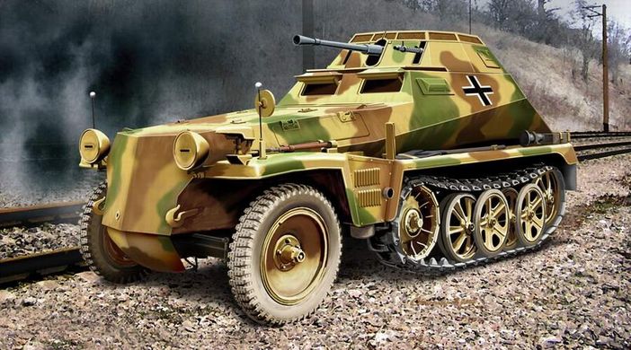 1/72 Sd.Kfz.250/9 Leichter Schutzenpanzerwagen с 20-мм пушкой (ACE 72247), сборная модель