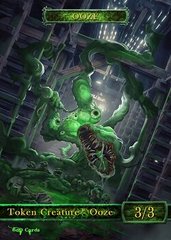 Ooze Token Magic: the Gathering (Токен) GnD Cards