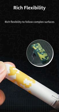 Маска-трафарет на самоклейці: гекси 7 мм, 116х240 мм (DSPIAE PMT Precut Masking Tape)
