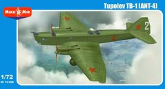 1/72 Туполев ТБ-1 (АНТ-4) советский самолет (Микро Мир 72-008) сборная модель