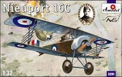 1/32 Nieupor 16 Albert Bool (Amodel 3201) сборная модель