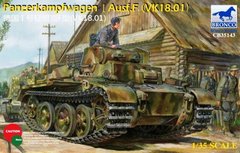1/35 Pz.Kpfw.I Ausf.F (VK 18.01) німецький легкий танк (Bronco Models CB35143), збірна модель