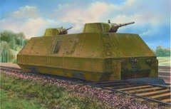 1/72 Двухосный броневагон типа ОБ-3 с двумя коническими башнями танка Т-26-1 (UM Military Technics UMMT 628), сборная модель