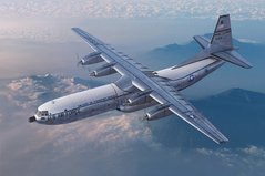 1/144 Douglas C-133B Cargomaster военно-транспортный самолет (Roden 335) сборная модель