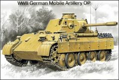 1/35 Beobachtungspanzer Panther германский подвижный АНП артиллерийский наблюдательный пункт (ICM 35571), сборная модель