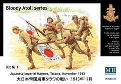 1/35 "Bloody Atoll series. Kit No 1", Japanese Imperial Marines, Tarawa, November 1943. (Master Box 3542)