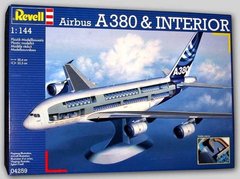 1/144 Airbus A380 с интерьером (Revell 04259)