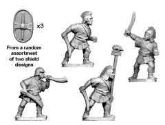 Древние (Ancients) - Spanish Scutari Command - Standing (8) - Crusader Miniatures NS-CM-ANS005