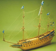 1/60 Vasa 1628 сборная деревянная модель шведского галеона (Mantua Model 737)