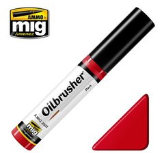 Краска масляная -КРАСНЫЙ- A.MIG-3503 RED Oilbrusher Ammo of Mig Jimenez