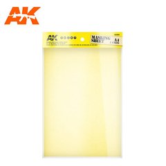 Папір для масок, 2 аркуші формату А4 (AK Interactive AK-8210 Masking Sheet)