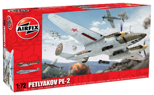 1/72 Петляков Пе-2 советский пикирующий бомбардировщик (Airfix 03034) сборная модель