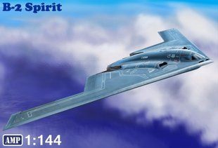 1/144 Northrop B-2 Spirit американський малопомітний стратегічний стелс-бомбардувальник (AMP 144002), збірна модель