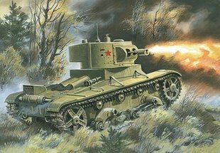 1/72 ОТ-130 радянський вогнеметний танк (UM Military Technics UMMT 219), збірна модель
