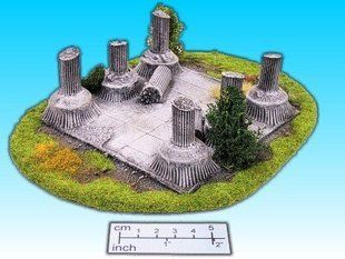 Ruined Ancient Temple, 25-30 мм (1:72)