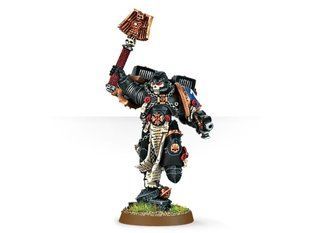 Space Marine Jump Pack Chaplain, мініатюра Warhammer 40k (Games Workshop 48-45), збірна металева