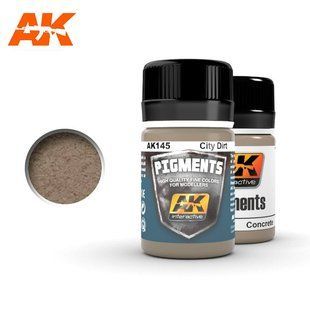 Пигмент городская грязь, 35 мл (AK Interactive 145 City Dirt Pigment)