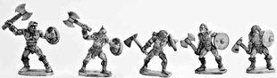 Mirliton Miniatures - Миниатюра 25-28 mm Fantasy - Barbarian Axemen - MRLT-BA001