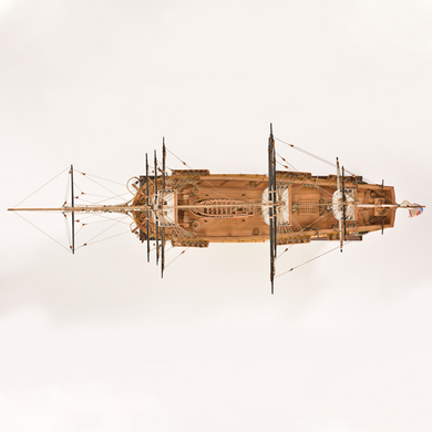 1/60 Англійський військовий корабель Баунті (Amati Modellismo 1432 HMS Bounty), збірна дерев'яна модель