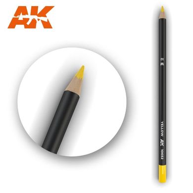 Карандаш для везеринга и эффектов "Желтый" (AK Interactive AK10032 Weathering pencils YELLOW)