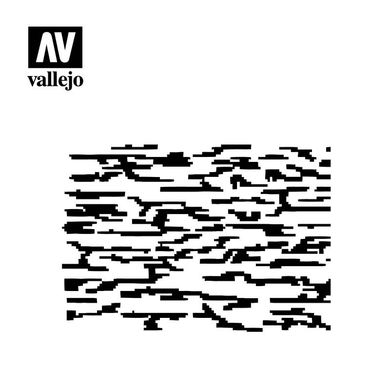 Трафарет "Сучасний цифровий камуфляж, піксель" 1/35, 125*125 мм (Vallejo ST-CAM004 Pixelated Modern Camo markings)