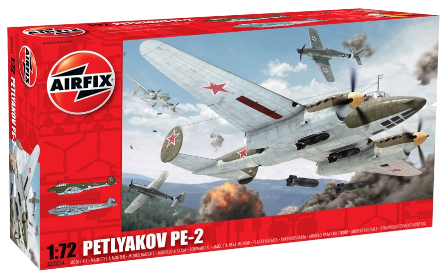 1/72 Петляков Пе-2 советский пикирующий бомбардировщик (Airfix 03034) сборная модель