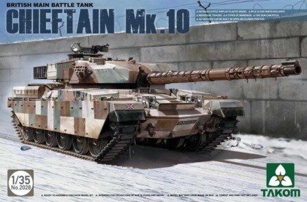 1/35 Chieftain Mk.10 британский основной боевой танк (Takom 2028) сборная модель