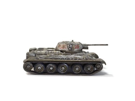 1/72 Танк Т-34/76, серия "Русские танки" от DeAgostini, готовая модель (без журнала и упаковки)