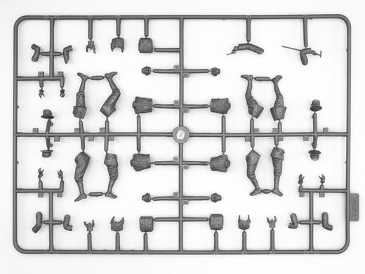 1/35 Набір фігур "Дарданелльська операція 1915 року" та стилізована підставка (ICM DS3520), збірні пластикові