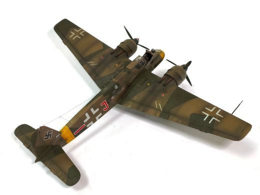 1/48 Henschel Hs-129 немецкий штурмовик, готовая модель авторской работы