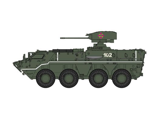 1/72 БТР-4Е з бойовим модулем "Грім", український бронетранспортер (IBG Models 72119), збірна модель