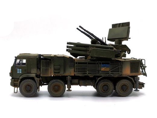 1/72 ЗРПК Панцирь-С1 трофейный украинский зенитный ракетно-пушечный комплекс, готовая модель авторской работы