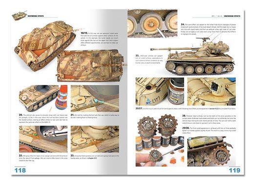 Книга "Енциклопедія технік моделювання бронетехніки №4: Везерінг" Mig Jimenez (російською мовою)