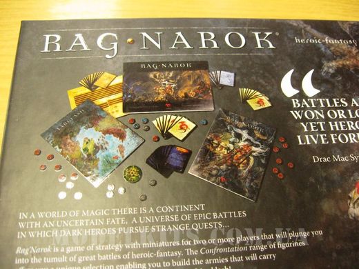 Настольная игра "RAG'NAROK Heroic Fantasy Battle Game" Стартовый набор для миниатюр Confrontation (Rackham RAGN01)