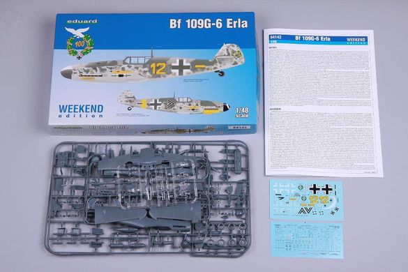 1/48 Messerschmitt Bf-109G-6 Erla -Weekend Edition- (Eduard 84142) збірна модель