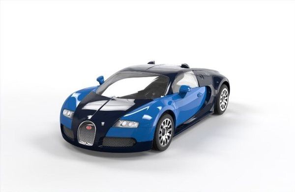 Автомобиль Bugatti Veyron (Airfix Quick Build J-6008) простая сборная модель для детей