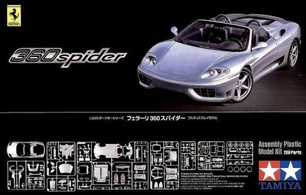 1/24 Автомобиль Ferrari 360 Spider (Tamiya 24307)