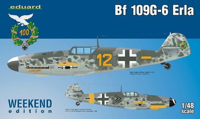1/48 Messerschmitt Bf-109G-6 Erla -Weekend Edition- (Eduard 84142) збірна модель