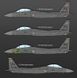 1/72 F-15E Strike Eagle 333rd Fighter Squadron американский самолет (Academy 12550) сборная модель