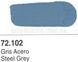 Сірий стальний, 17 мл (Vallejo Game Color 72102 Steel Grey) акрилова фарба