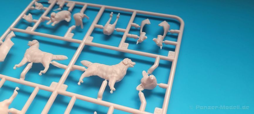 1/35 Набір свійських тварин, збірні пластикові (Tamiya 35385 Livestock Set)