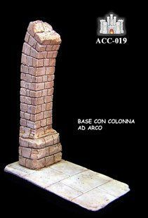 54 мм BASE CON COLONNA AD ARCO