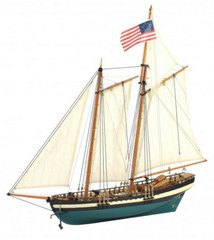 1/40 Американська шхуна Вірджинія, збірна дерев'яна модель (Artesania Latina 22115 American Schooner Virginia)